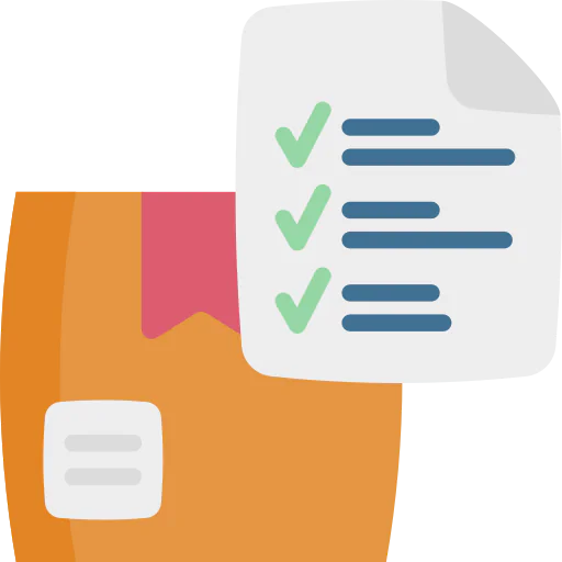 Packing list icon