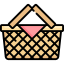 Picnic basket icon 64x64