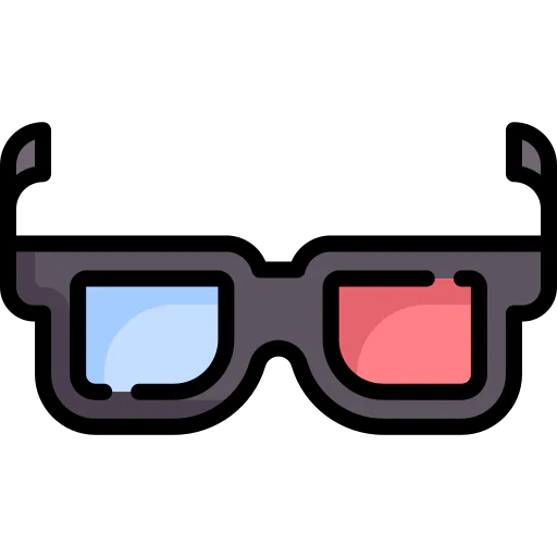 3d glasses icon
