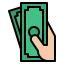 Cash payment icon 64x64
