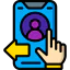 Swiping icon 64x64