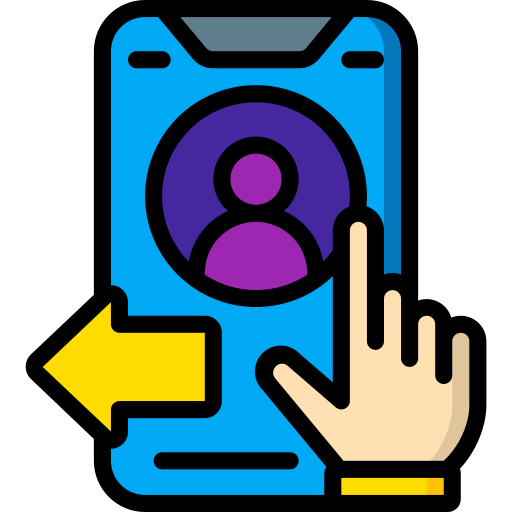 Swiping icon