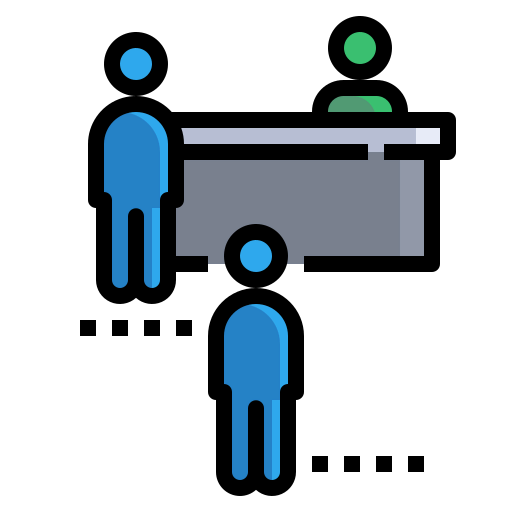 Keep distance icon