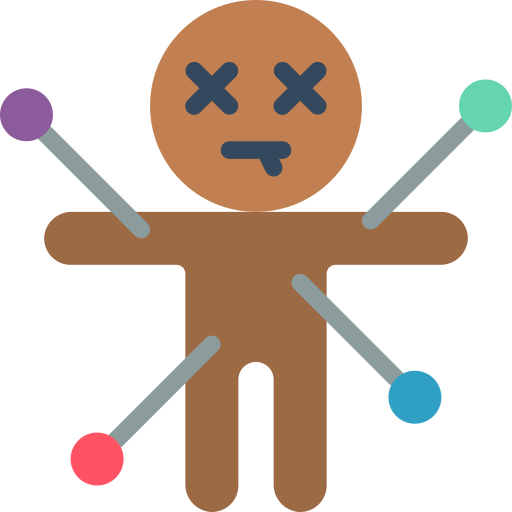 Voodoo doll icon