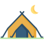 Camping tent icon 64x64