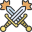Crossing swords іконка 64x64