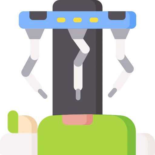 Robotic surgery icon