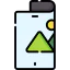 Foldable phone icon 64x64