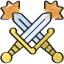 Crossing swords іконка 64x64