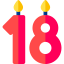 Birthday candle icon 64x64