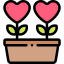 Flower pot icon 64x64