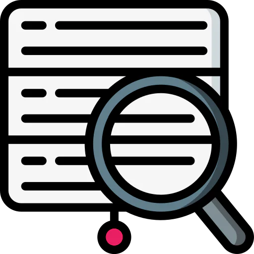 Data searching icon