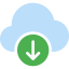 Cloud computing icon 64x64