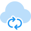 Cloud computing icon 64x64