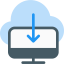 Cloud computing icon 64x64