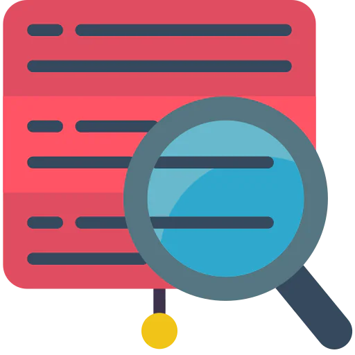 Data searching icon