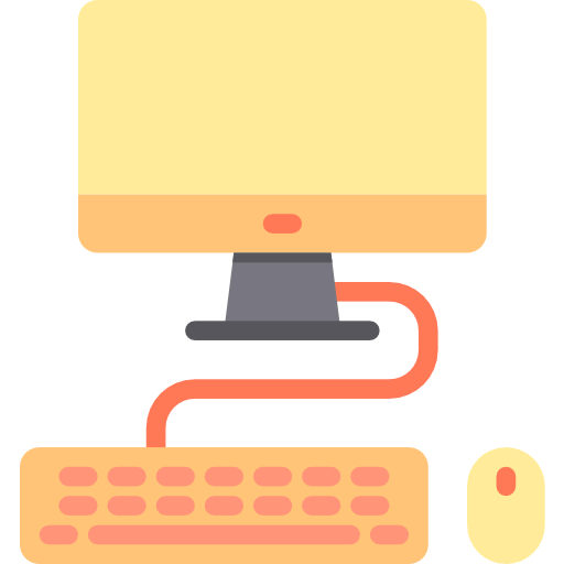 Desktop computer icon
