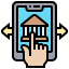 Mobile banking ícone 64x64