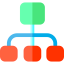 Hierarchical structure icon 64x64