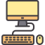 Desktop computer icon 64x64