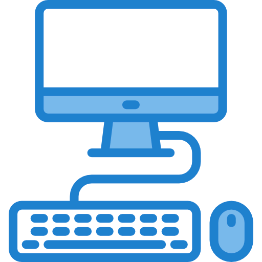 Desktop computer icon