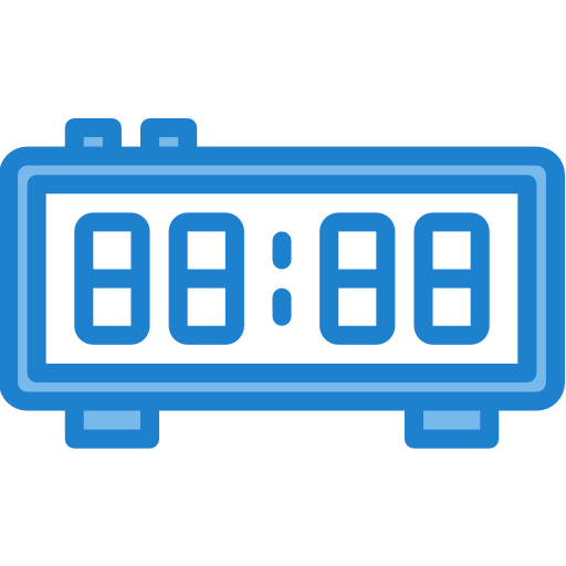 Digital clock icon