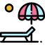Sunbed icon 64x64