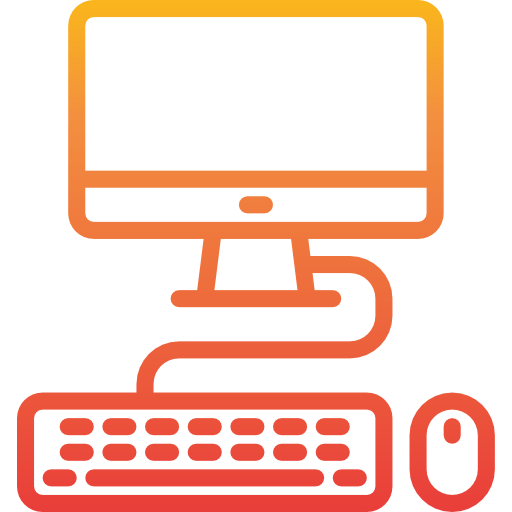 Desktop computer icon