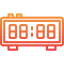 Digital clock icon 64x64
