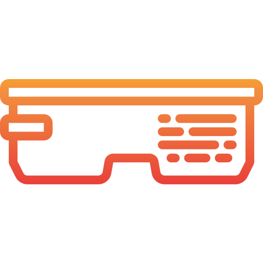 Virtual glasses icon