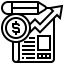 Market analysis icon 64x64