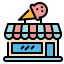 Ice cream shop Symbol 64x64