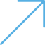 Diagonal arrow icon 64x64