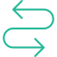 Curve arrow icon 64x64