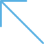 Diagonal arrow icon 64x64