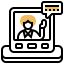Advertising stand icon 64x64