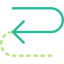 Curve arrow icon 64x64