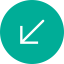Diagonal arrow icon 64x64
