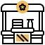 Advertising stand icon 64x64