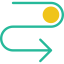 Curve arrow icon 64x64