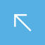 Diagonal arrow icon 64x64
