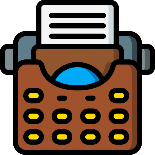 Typewriter icon