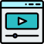 Video player Symbol 64x64