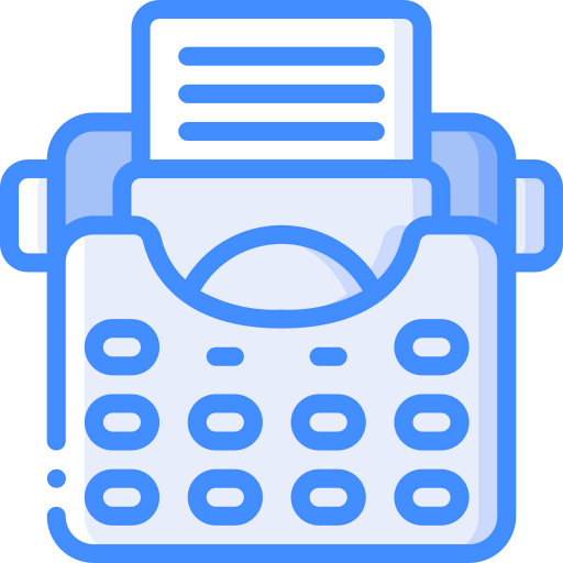 Typewriter icon