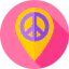 Peace symbol icon 64x64