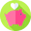 Piggy bank icon 64x64