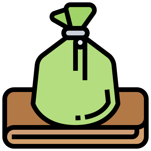 Garbage bag icon