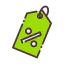Discount tag icon 64x64