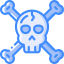 Skull and bones icône 64x64