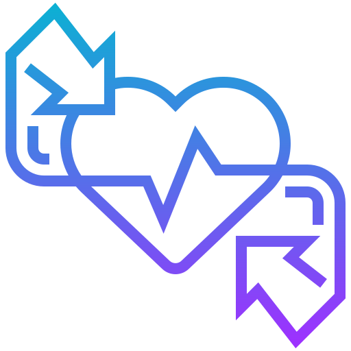 Heart attack icon